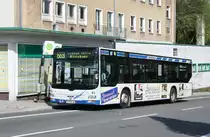 Stadtwerke Remscheidt 42 (RS VK 42) macht Werbung f�r die Konditorei Jannasch.
Am 1.5.2010 steht der Bus am Bahnhof Remscheidt Lennep.
