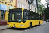 Meobus (E MO (767) mit der Linie 190 nach Essen Werden-
Aufgenommen an der Haltestelle Kettwiger Markt.
1.5.2010