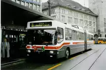 Aus dem Archiv: VBSG St. Gallen Nr. 157 NAW/Hess Gelenktrolleybus am 8. Oktober 1998 St. Gallen, Bahnhof
