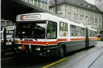 Aus dem Archiv: VBSG St. Gallen Nr. 104 Saurer/Hess Gelenktrolleybus am 8. Oktober 1998 St. Gallen, Bahnhof