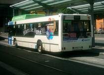 Wagen 703 der Saarbahn AG (SB SL 703) am 16.08.07 als Linie 122 Hauptbahnhof Saarbr�cken