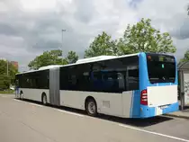 Ein Gelenkbus der Fa. Pflieger, B�blingen in Sindelfingen