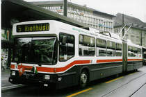 Aus dem Archiv: VBSG St. Gallen Nr. 167 NAW/Hess Gelenktrolleybus am 8. Oktober 1998 St. Gallen, Bahnhof