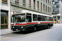 Aus dem Archiv: VBSG St. Gallen Nr. 214/SG 141'214 Saurer/Hess SH am 19. Juli 1999 St. Gallen, Bahnhof
