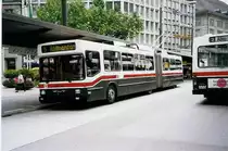 Aus dem Archiv: VBSG St. Gallen Nr. 164 NAW/Hess Gelenktrolleybus am 19. Juli 1999 St. Gallen, Bahnhof