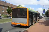 Solaris Bus der �srra, im Juni 2009 am der Haltestelle Bahnhof/Linden Fischerhof.