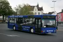 Quecke Reisen (UN AJ 1898) macht Werbung f�r die Allianz Versicherung.
Aufgenommen am Bahnhof Schwerte.
8.5.2010