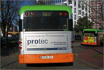 Heckansicht eines Citaro Irvine, hier an der Misburger Strae. 3.11.2006 (Jonas)