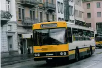 Aus dem Archiv: VBSH Schaffhausen Nr. 7/SH 38'007 Scania/FHS am 16. November 1998 Schaffhausen, Bahnhof