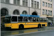 Aus dem Archiv: VBSH Schaffhausen Nr. 19/SH 38'019 Saurer/Hess SH am 16. November 1998 Schaffhausen, Bahnhof