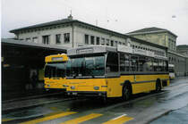 Aus dem Archiv: VBSH Schaffhausen Nr. 20/SH 38'020 Saurer/Hess SH am 16. November 1998 Schaffhausen, Bahnhof