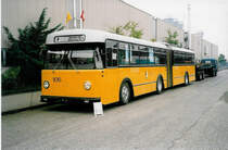 Aus dem Archiv: VBSH Schaffhausen (Trolleybusverein) Nr. 105 Berna/SWS-R&J Gelenktrolleybus am 28. August 1999 Oensingen, Saurertreffen