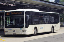 SCHNEIDER-Mercedes Citaro NR.11 am Bahnhof Rüti ZH am 25.6.10 