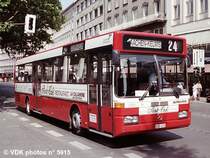 SADAR 64 im Auftrag der ASEAG - Grenz�berschreitende Linie 24 - Aachen, Friedrich-Wilhelm-Platz - 6. August 1992