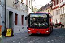 STEIN am Rhein (Kanton Schaffhausen), 19.09.2009, Südbadenbus bei der Ankunft am Zielort