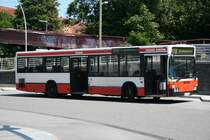 Hochbahn 1732 am 28.Juni 2010 auf der Busanlage Poppenbttel