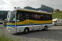 Ein kleiner Schlerbus Marke Otocar am 08.06.2010 gesehen in Saint Pierre de Chartreuse/Frankreich.