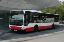 Hochbahn 2916 am 29.Juni 2010 auf der Busanlage Poppenb�ttel