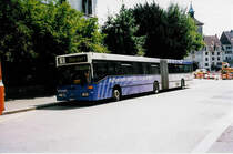 Aus dem Archiv: BSU Solothurn Nr. 58/SO 66'705 Mercedes O 405GN am 5. Juli 1999 Solothurn, Amthausplatz (mit Vollwerbung fr  Swisscom )