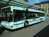 MAN Bus. Die Aufnahme des Foto war am 01.07.2010 in Saarbrcken-Hauptbahnhof.