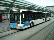 Citaro Gelenkbus. Die Aufnahme des Foto war am 01.06.2010 in Saarbrcken-Hauptbahnhof.