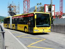 AAGL - Mercedes Citaro Nr.87  BL 20985 bei den Bushaltestellen vor dem Bahnhof Liestal am 24.05.2010