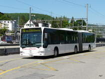 AAGL - Mercedes Citaro Nr.94  BL 7222 bei den Bushaltestellen vor dem Bahnhof Liestal am 24.05.2010