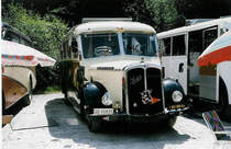 Aus dem Archiv: Eberhard, Messen SO 26'831 Saurer/Lauber (ex Marti, Kallnach) am 15. August 1998 Schwarzwasserbrcke, Wohnbus-Treffen