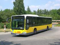 Mercedes-Benz O 530 II (Citaro Facelift) auf der Linie 156 nach S-Bahnhof Storkower Strae an der Haltestelle Weiensee Stadion Buschallee/Hansastrae.