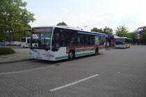 Mercedes von Typ Citaro, am ZOB in Wunstdorf in August ´09
