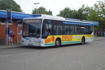 Mercedes von Typ Citaro, am ZOB in Wunstdorf in August ´09