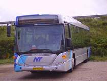 Ein Bus des Unternehmen NT, welches ein Unternehmen des Linienverkehrs ist, steht in L�kken im August 2007.