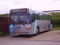 Ein Bus des Unternehmen NT, welches ein Unternehmen des Linienverkehrs ist, steht in L�kken im August 2007.
