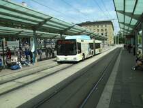 Hier ist ein MAN Lions City Gelenkbus zu sehen. Das Foto habe ich am 02.07.2010 gemacht.