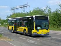 Mercedes-Benz O 530 I (Citaro) als SEV fr die S-Bahnlinie 75 zwischen S-Bahnhof Wartenberg und S-Bahnhof Marzahn nahe vom S-Bahnhof Gehrenseestrae.