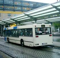 SB S 3460 Fahrzeug der Firma Seibert Im Auftrag der Saarbahn AG am 19.08.07 als Linie 102 am Hauptbahnhof