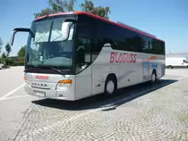 Ein Setra S 415 GT/HD der Fa. Blagus aus Wien macht Pause in M�rbisch am See