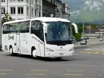 Scania Irizar Reisebus unterwegs in der Stadt Solothurn am 21.05.2010
