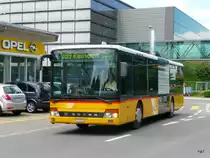 Postauto - Setra LU 15615 unterwegs in der Stadt Sursee am 04.06.2010