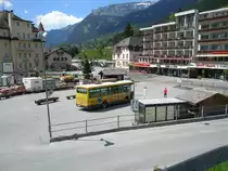 Hier ein Mauri Carro Alpino von GrindelwaldBus am Bahnhof in Grindelwald (Aufgenommen am 23.05.2010)