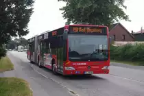 Autokraft Citaro G mit der Nummer 853 am 8.Juli 2010 an der Haltestelle Siegfriedstra�e.