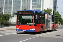 EVAG 3407 (E VG 3407) macht Werbung f�r die Essener Blaue Seiten.
Aufgenommen am HBF Essen.
16.5.2010