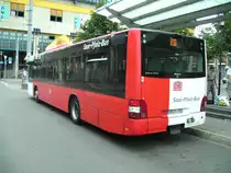 MAN Lions City. Die Aufnahme des Foto war am 12.07.2010 in Saarbr�cken am Hauptbahnhof.