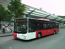 MAN Lions City. Die Aufnahme des Foto war am 12.07.2010 in Saarbr�cken am Hauptbahnhof.