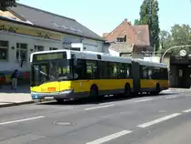 Solaris Urbino auf der Linie 158 nach Prenzlauer Berg Prenzlauer Allee/Ostseestra�e am S-Bahnhof Buch.