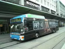 MAN Bus. Die Aufnahme des Foto war am 12.07.2010 in Saarbr�cken am Hauptbahnhof.