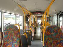 Innenansicht des MAN Lion's City der RBS.
