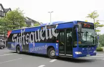 EVAG 4107 (E VG 4107) macht Werbung f�r die Stiftsquelle.
Essen Borbeck Bahnhof, 1.6.2010