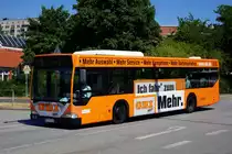 Hochbahn 2518 am 19.Juli 2010 an der Haltestelle S Wilhelmsburg
