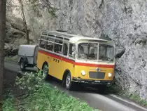 Saurer SV2C-H BE 26105. Aufgenommen am 29.05.2010 anl�sslich des Jubil�ums  80 Jahre Postautolinie Griesalp 
